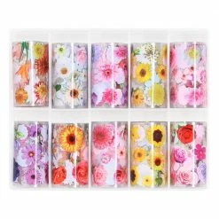 1688 - MuJia Nail Art Foil Box / Flower Language