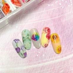 1688 - MuJia Nail Art Foil Box / Flower Language