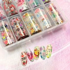 1688 - MuJia Nail Art Foil Box / Lovers Passion