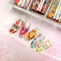 1688 - MuJia Nail Art Foil Box / Lovers Passion