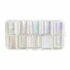 1688 - MuJia Nail Art Foil Box / 10 Designs / Iridescent