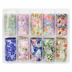 1688 - MuJia Nail Art Foil Box / Spring Flowers Best Sellers