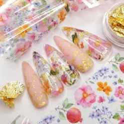1688 - MuJia Nail Art Foil Box / Spring Flowers Best Sellers