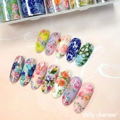 1688 - MuJia Nail Art Foil Box / Spring Flowers Best Sellers