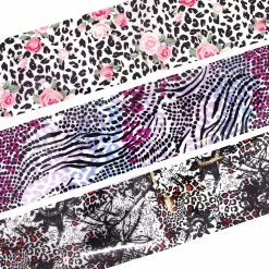 1688 Nail Art Foil Box / Leopard Print Medley