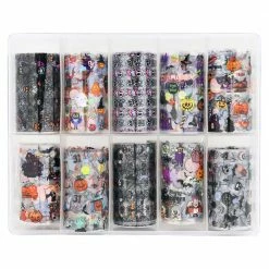 1688 - MuJia Nail Art Foil Box / Halloween Party