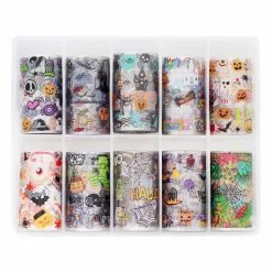 1688 - MuJia Nail Art Foil Box / Halloween Parade