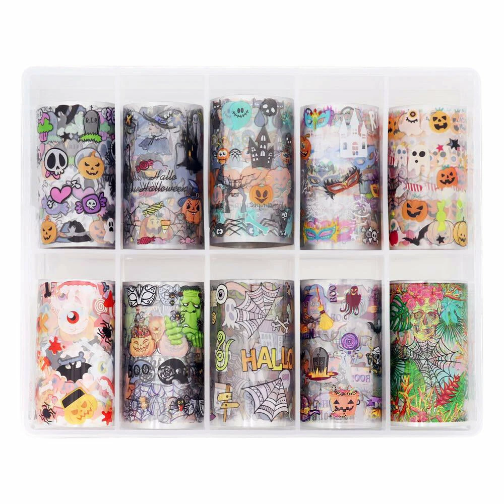 1688 - MuJia Nail Art Foil Box / Halloween Parade 1 1688 - MuJia Nail Art Foil Box / Halloween Parade