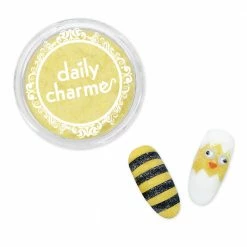 Julia Chrome & Pigments Nail Art Velvet Flocking Powder / Yellow