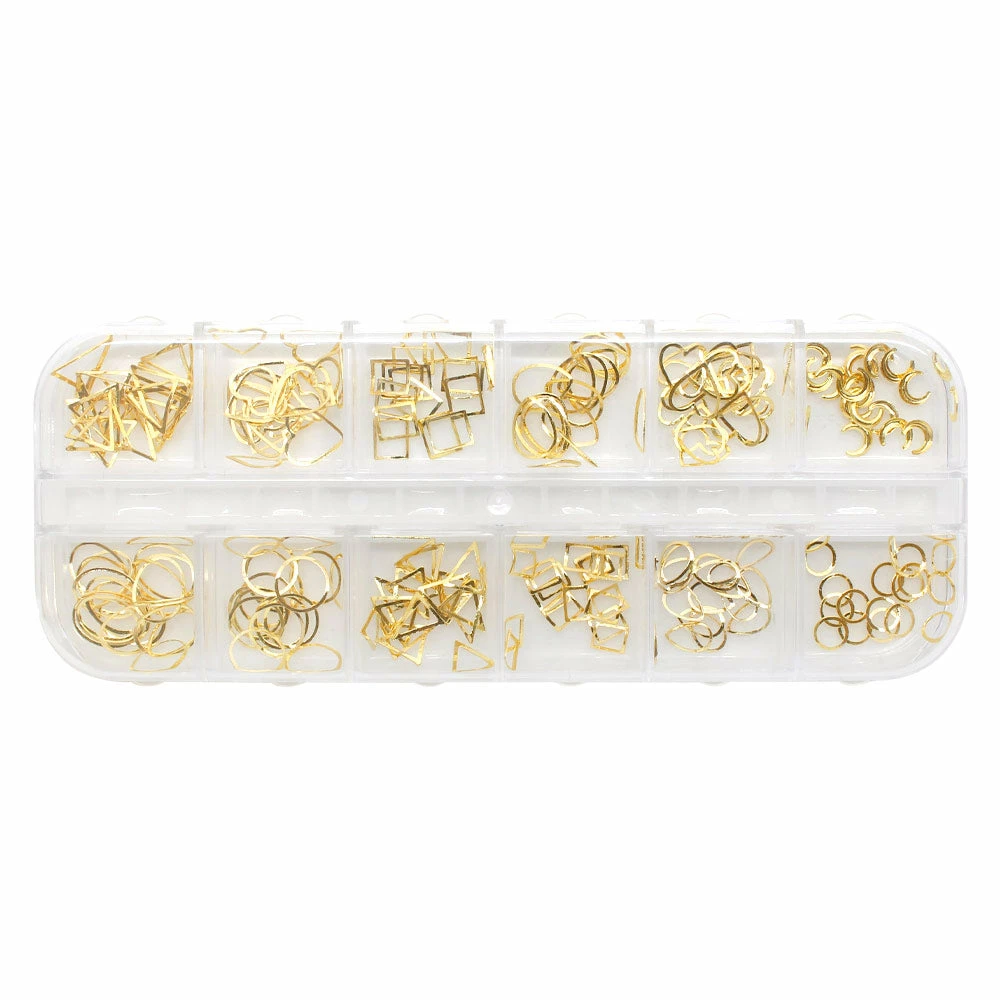 1688 Gold Metal Frames Mix Box Set / 12 Shapes Best Sellers 1 1688 Gold Metal Frames Mix Box Set / 12 Shapes Best Sellers