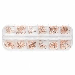 1688 Rose Gold Metal Frames Mix Box Set / 12 Shapes
