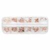 1688 Rose Gold Metal Stud Decors Mix Box Set / 12 Shapes Summer Nails