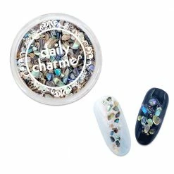 Julia Crushed Seashell / Paua Summer Nails