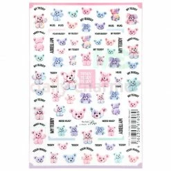 Nail Partner Sha-Nail Pro X Yoko Matsuda Japanese Nail Art Sticker / Teddy Teddy Teddy / Dreamy