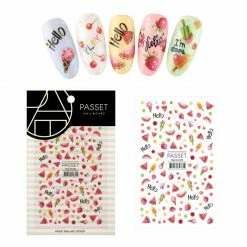 Passet Nail Art Sticker / Watermelon Sugar
