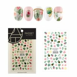 Passet Nail Art Sticker / Monstera Blooms