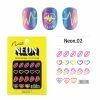 Passet Neon Nail Art Sticker / Lovely Lips