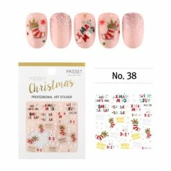 Passet Christmas Nail Art Sticker / Holiday Mood