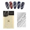 Passet Nail Art Sticker / Wavy Lines