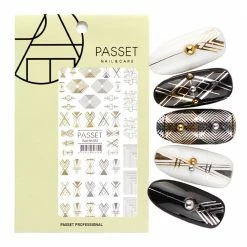 Passet Nail Art Sticker / Art Deco