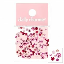 John F Allen & Son Preciosa Round Flatback Rhinestone / Pink Color Mix New Arrivals