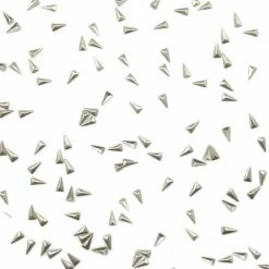 1688 - ShuYing Mini Skinny Triangle Stud / Silver Nail Art