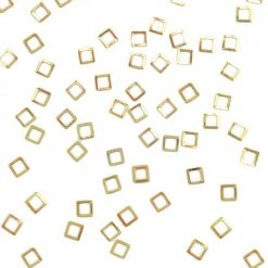 1688 - ShuYing Thin Square Frame / Gold Nail Art