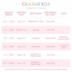 Daily Charme Charme Box / Nail Art Mystery Box Subscription New Arrivals