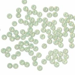 Daily Charme Dollar Store Swarovski Round Flatback Rhinestone / Chrysolite Opal