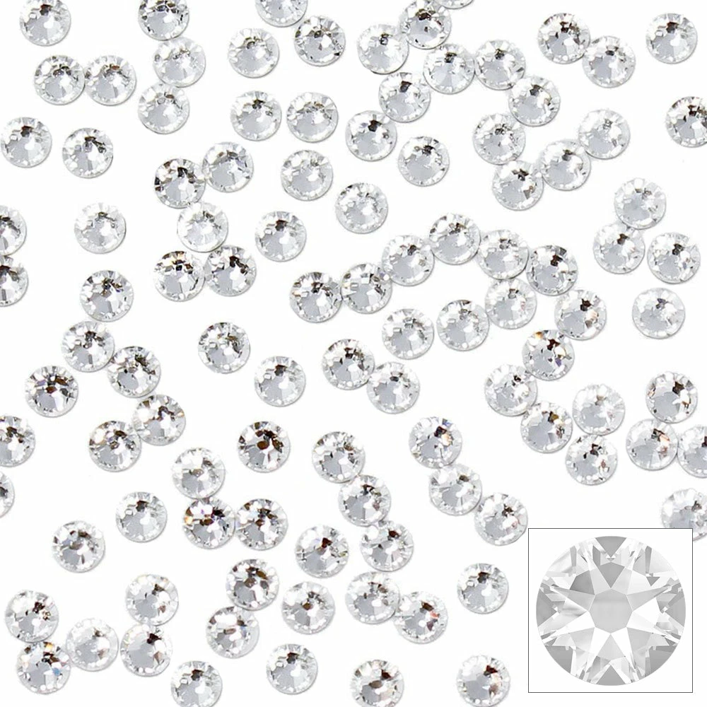 Daily Charme Swarovski Round Flatback Rhinestone / Clear 1 Daily Charme Swarovski Round Flatback Rhinestone / Clear