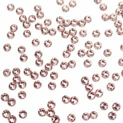 Daily Charme Swarovski Round Flatback Rhinestone / Vintage Rose