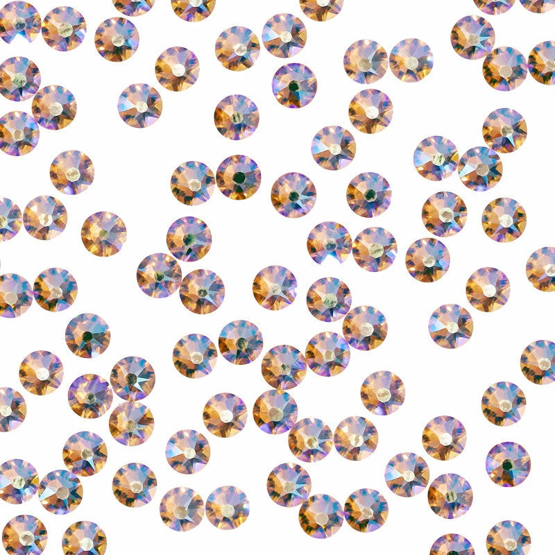 Daily Charme Best Sellers Swarovski Round Flatback Rhinestone / Light Colorado Topaz Shimmer 1 Daily Charme Best Sellers Swarovski Round Flatback Rhinestone / Light Colorado Topaz Shimmer