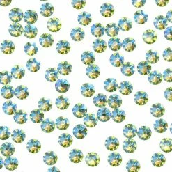 Daily Charme Swarovski Round Flatback Rhinestone / Peridot Shimmer