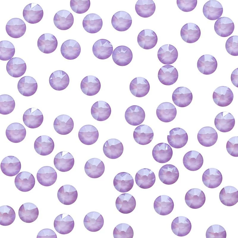 Daily Charme Dollar Store Swarovski Round Flatback Rhinestone / Crystal Lilac Lacquer 1 Daily Charme Dollar Store Swarovski Round Flatback Rhinestone / Crystal Lilac Lacquer
