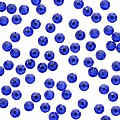 Daily Charme Swarovski Round Flatback Rhinestone / Majestic Blue