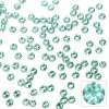 Daily Charme Swarovski Round Flatback Rhinestone / Light Turquoise Nail Crystals
