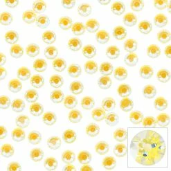 Daily Charme Swarovski Round Flatback Rhinestone / Sunshine DeLite