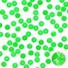 Daily Charme Swarovski Round Flatback Rhinestone / Electric Green