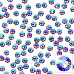 Daily Charme Swarovski Round Flatback Rhinestone / Tanzanite Shimmer Best Sellers