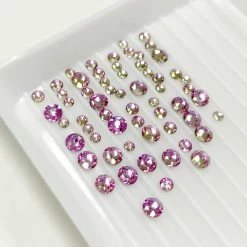 Daily Charme Nail Crystals Swarovski Round Flatback Rhinestone / Vitrail Light