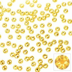 Daily Charme Swarovski Round Flatback Rhinestone / Sunflower Pride Month