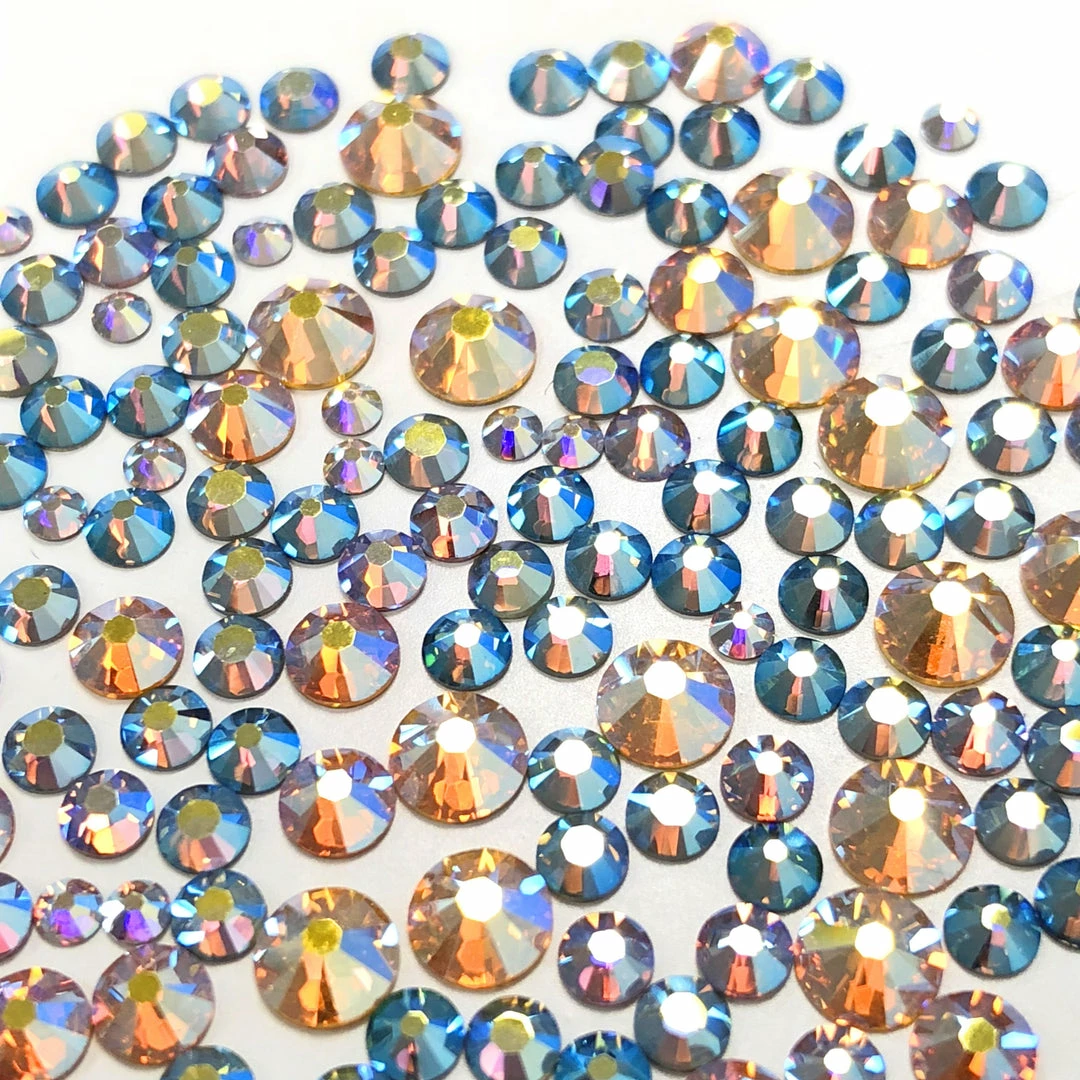 Daily Charme Swarovski Round Flatback Rhinestone Value Mix / Crystal AB 2 Daily Charme Swarovski Round Flatback Rhinestone Value Mix / Crystal AB