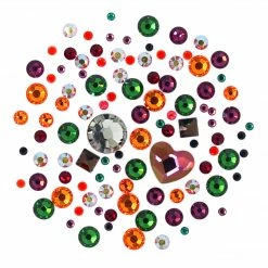 Daily Charme Swarovski Halloween Flatback Crystal Value Mix