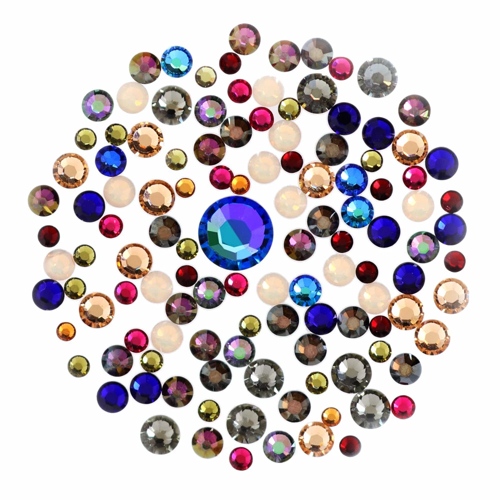 Daily Charme Nail Crystals Swarovski Enchanted Autumn Round Flatback Crystal Value Mix 1 Daily Charme Nail Crystals Swarovski Enchanted Autumn Round Flatback Crystal Value Mix