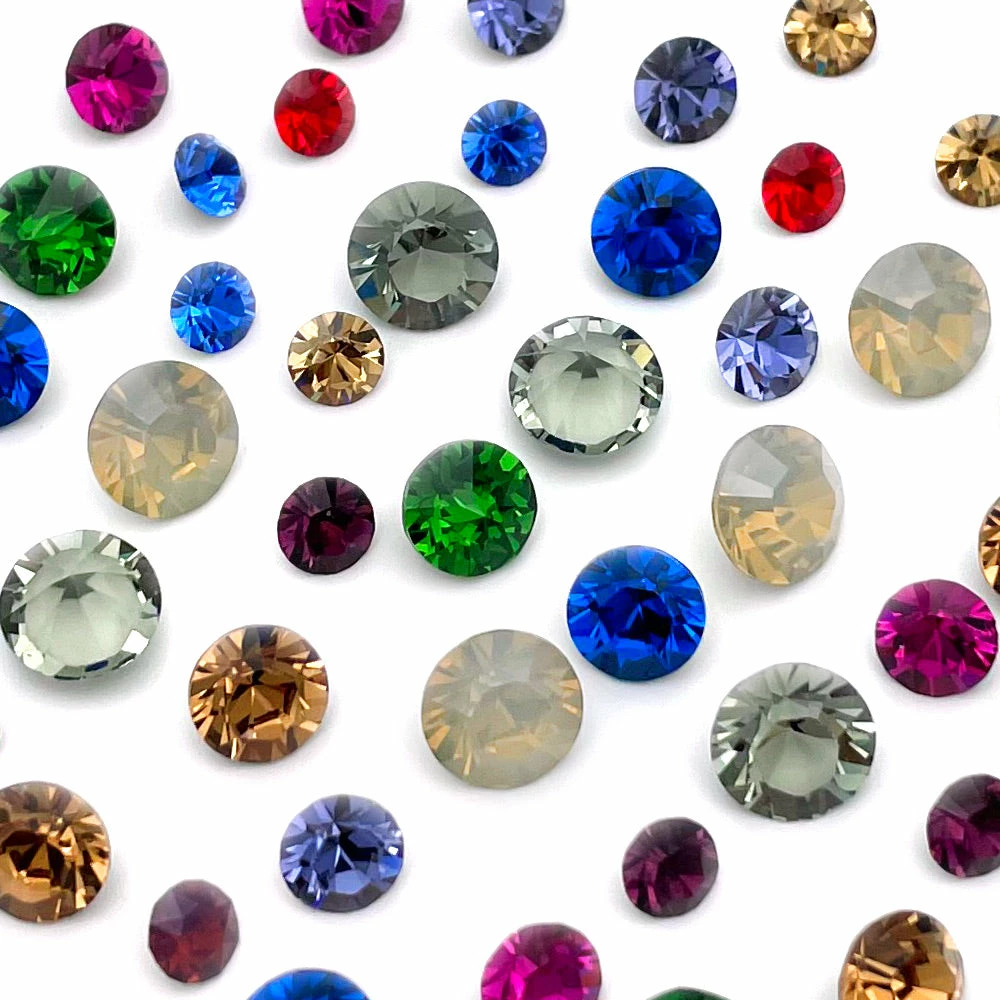 Daily Charme Swarovski Dark Chaton Pointed Back Crystal Value Mix 2 Daily Charme Swarovski Dark Chaton Pointed Back Crystal Value Mix