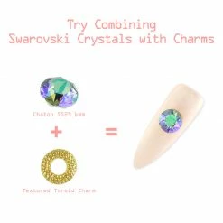 Daily Charme Nail Crystals Swarovski Chaton Pointed Back Rhinestone / Paradise Shine