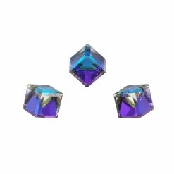 Daily Charme Swarovski Cube Rhinestone / Heliotrope