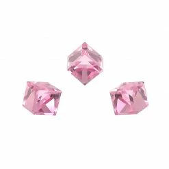 Daily Charme Nail Crystals Swarovski Cube Rhinestone / Light Rose