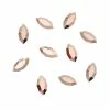Daily Charme Swarovski Navette Flatback Rhinestone / Rose Gold Nail Crystals