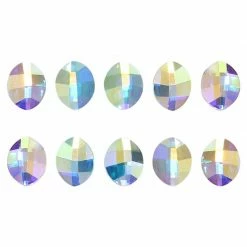 Daily Charme Nail Crystals Swarovski Pure Leaf Flatback Rhinestone / Crystal AB